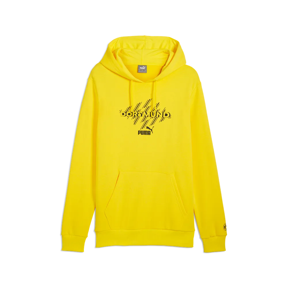 PUMA Herren Borussia Dortmund ftblCULTURE Hoodie Faster Yellow Black